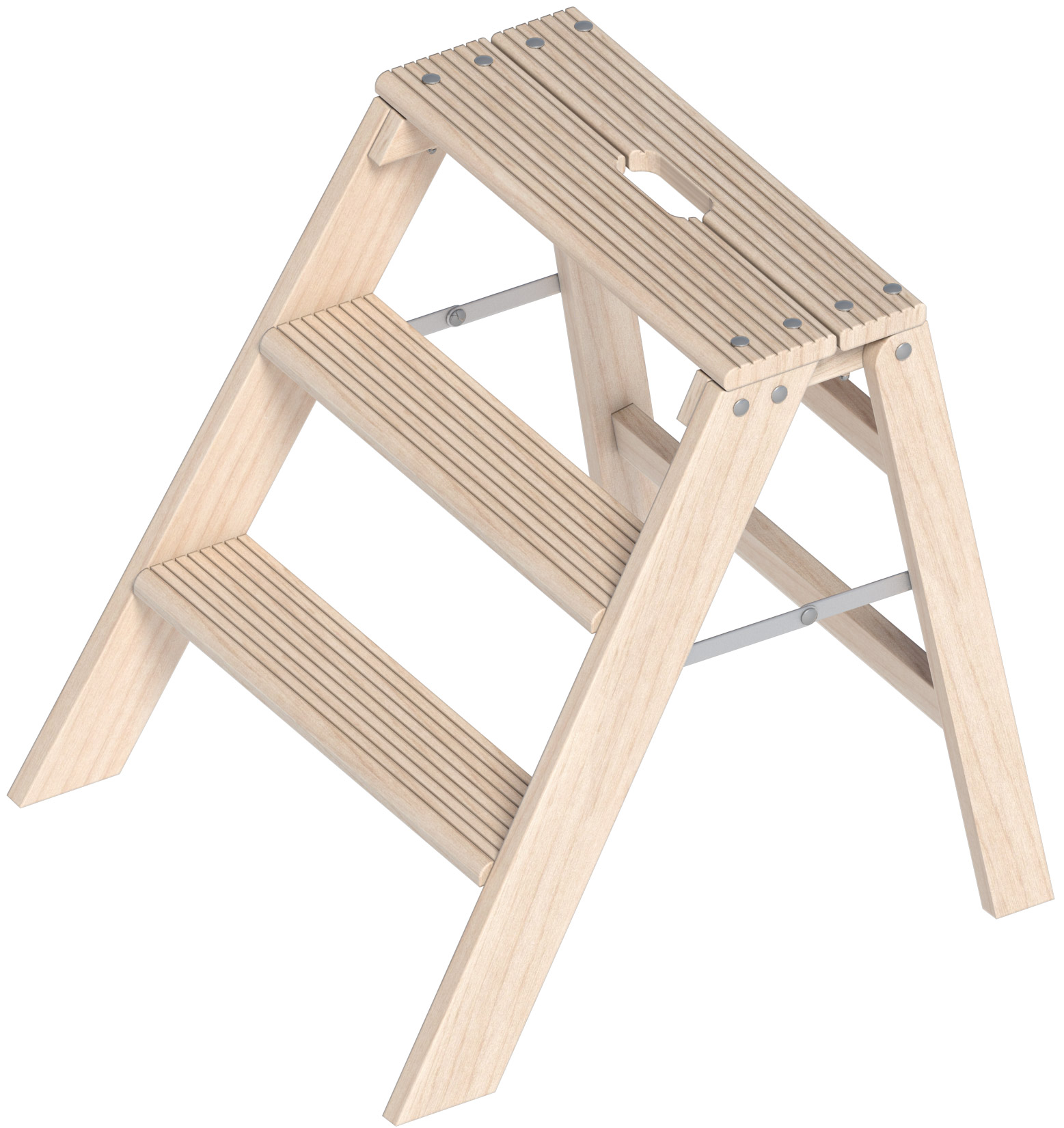 Holz-Stufentritt