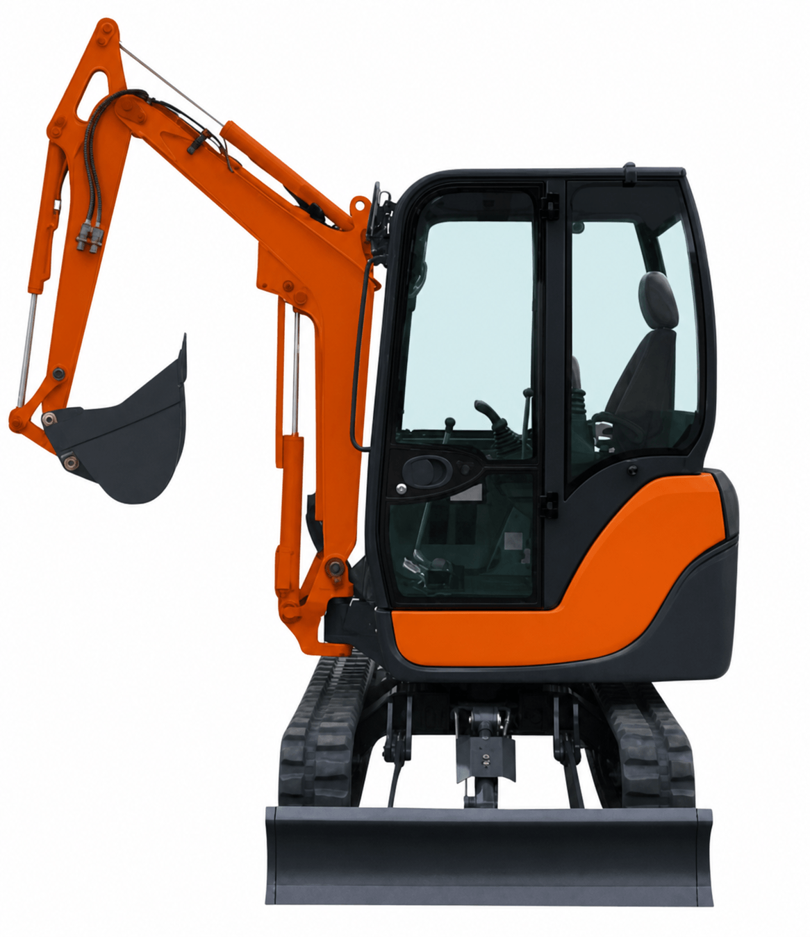 Minibagger 2,7 t - 2,6 m Grabtiefe