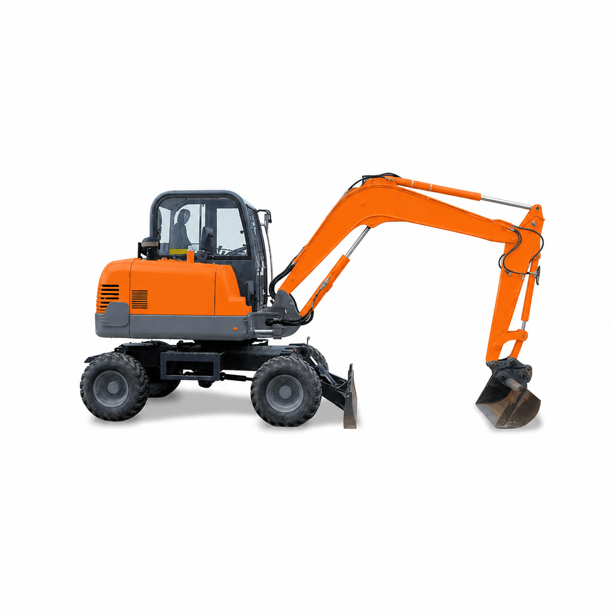 Mobilbagger 10 t - 4 m Grabtiefe