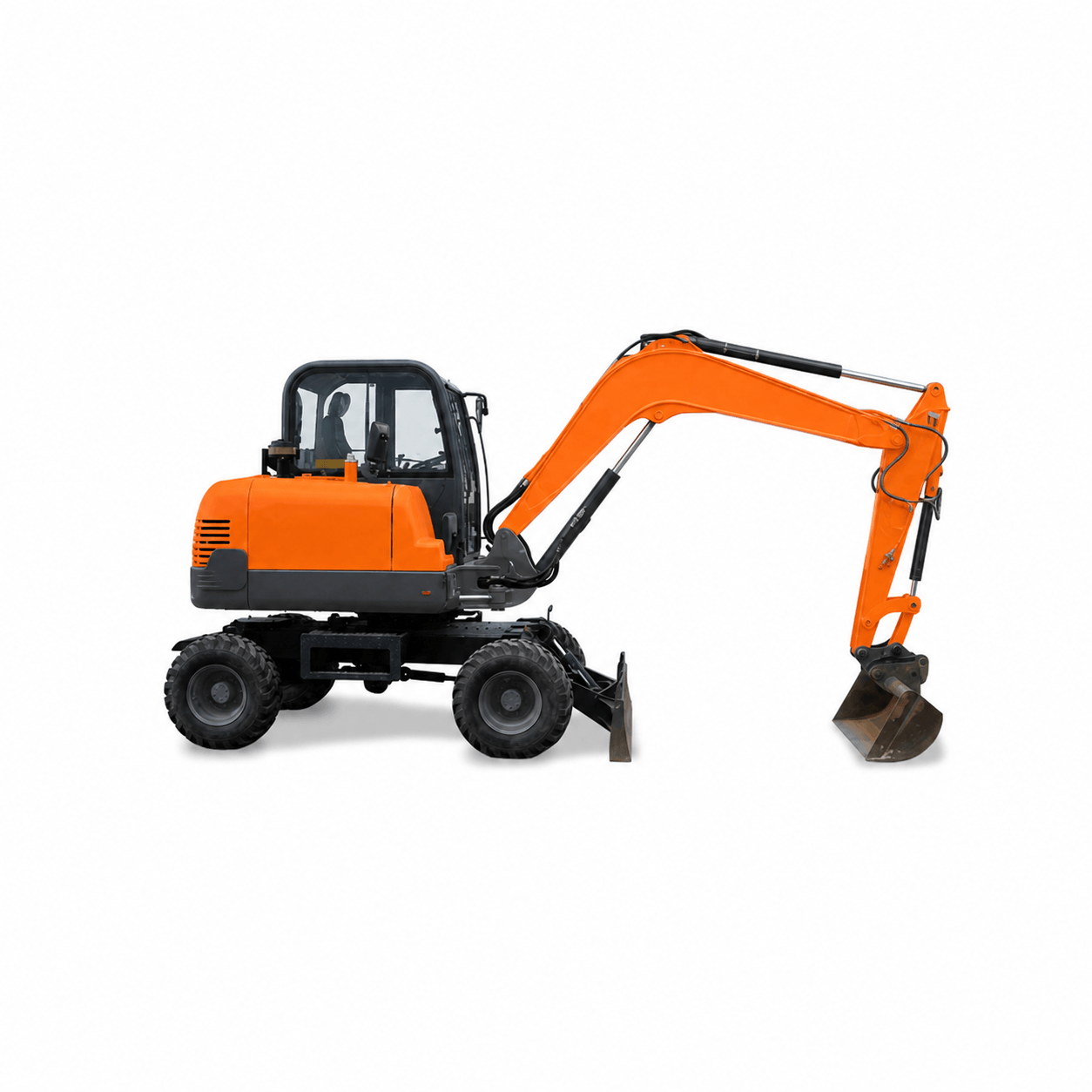 Mobilbagger 5 t - 3,5 m Grabtiefe